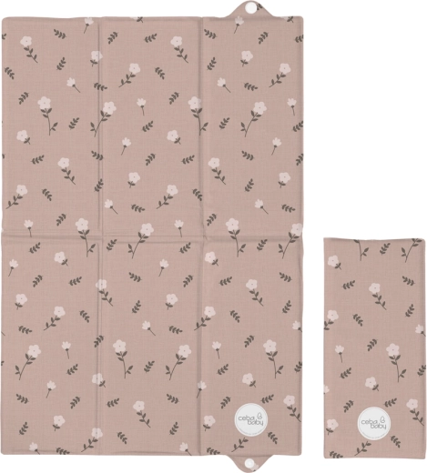 Ceba Baby ταξιδιωτικό αλλαξιέρα-υπόστρωμα Basic petite blossoms 60 × 40 cm