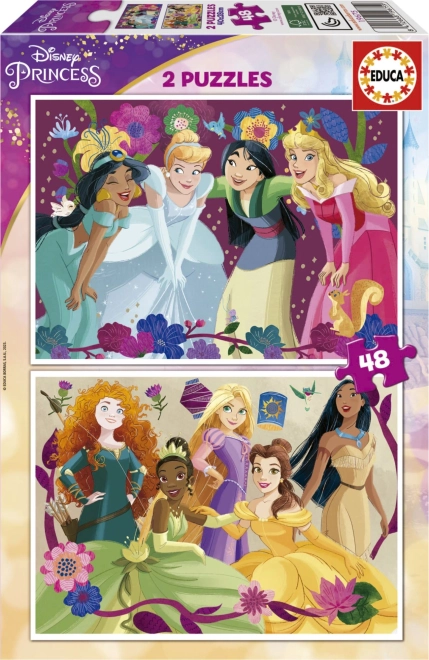 Παζλ Disney Πριγκίπισσες 2x48 κομμάτια