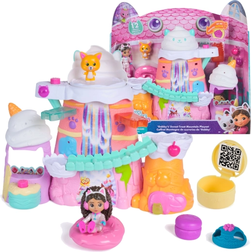 Gabby’s Dollhouse κινηματογραφικό σετ παιχνιδιού βουνό γλυκών λιχουδιών με φιγούρα της Gabi και αξεσουάρ