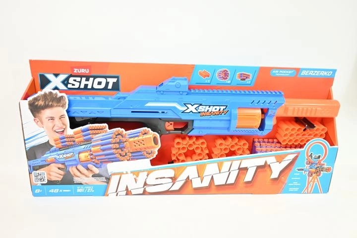 ZURU X-Shot Insanity Berzerko αφρώδες blaster για βελάκια