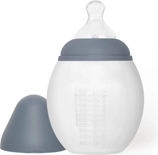 Élhée αντικολικός βρεφικός μπιμπερό 330 ml blue grey