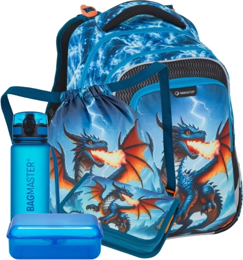 Σχολικό σετ Bagmaster LUMI 26 D Δράκος