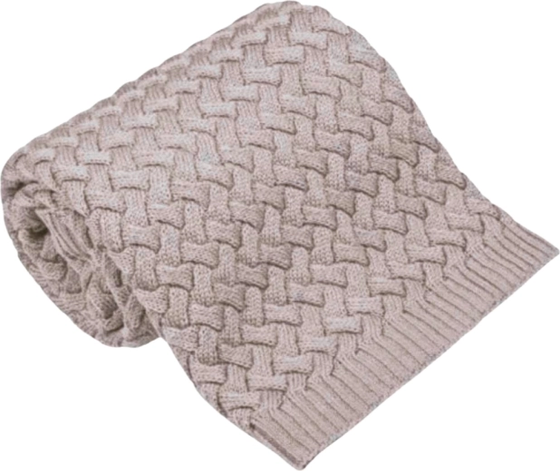 Merino κουβέρτα NANNA Fluffy μπεζ