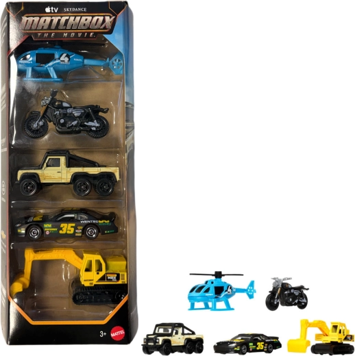 Mattel Matchbox The Movie σετ 5 οχημάτων εμπνευσμένων από την ταινία