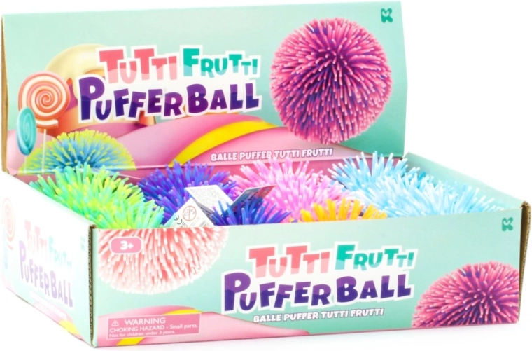 Χνουδωτή αισθητηριακή μπαλίτσα Tutti Frutti 11,5 cm