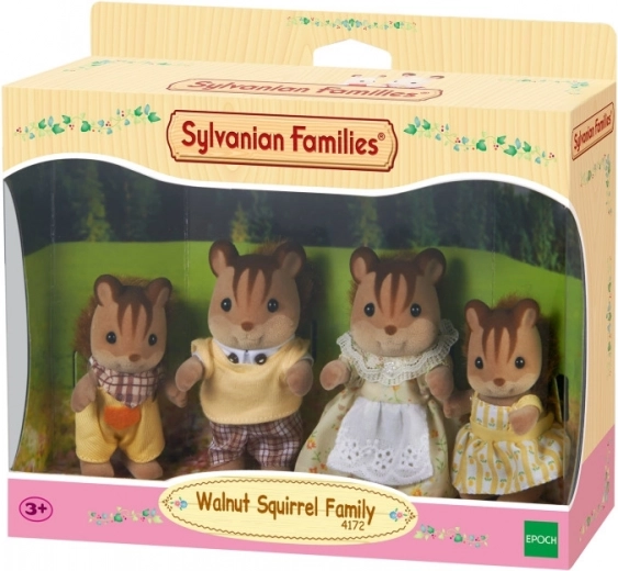 Οικογένεια σκίουρων SYLVANIAN FAMILIES – σετ 4 φιγούρων