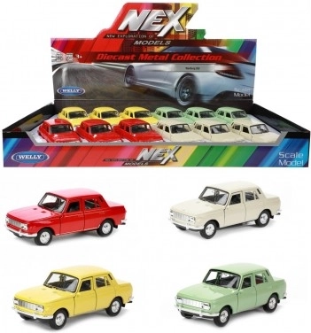 Αυτοκίνητο Welly Wartburg 353 μέταλλο/πλαστικό 12 cm 4 χρώματα με μηχανισμό οπισθοέλξης