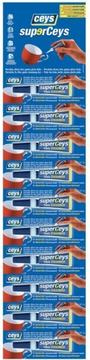 Στιγμιαία κόλλα 3 g SUPERCEYS Instant Glue Universal – συσκευασία 10 τεμ.