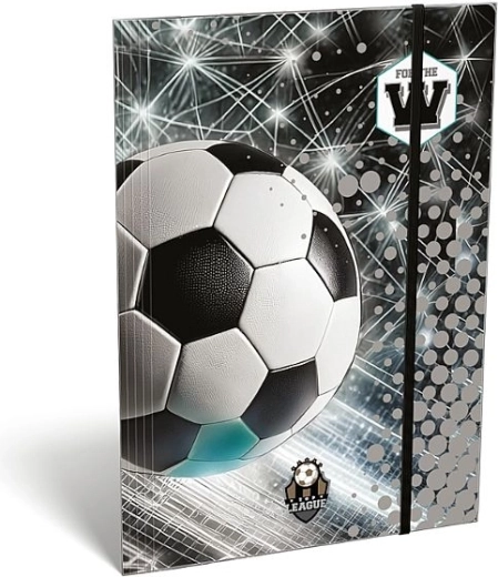LizzyCard Top League ντοσιέ εγγράφων A5 με λάστιχο