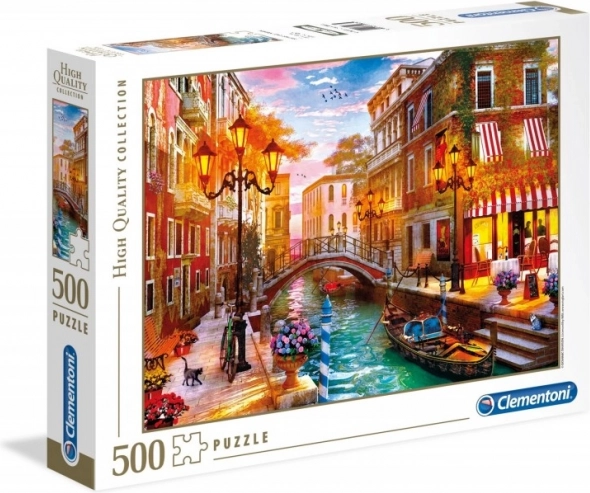 Παζλ 500 κομματιών CLEMENTONI High Quality – ηλιοβασίλεμα πάνω από τη Βενετία