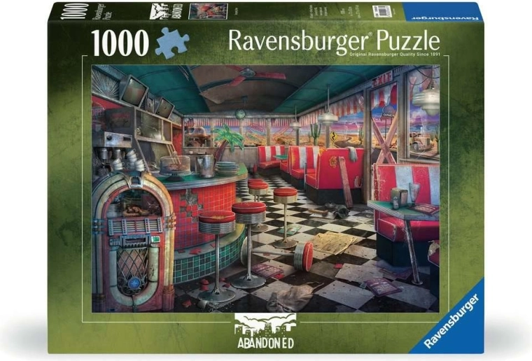 Ravensburger παζλ Εγκαταλελειμμένα μέρη: ετοιμόρροπο μπιστρό 1000 κομμάτια