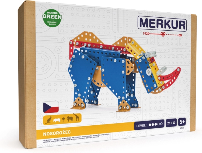 Merkur Zoo – ρινόκερος, 212 τεμάχια