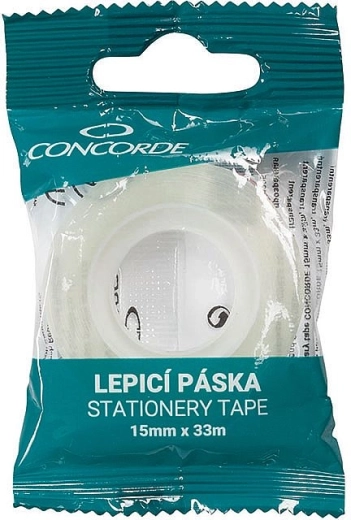 Διαφανής κολλητική ταινία Concorde 15 mm × 33 m