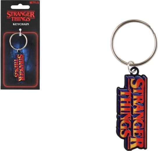 Μεταλλικό μπρελόκ Stranger Things με το λογότυπο WSQK