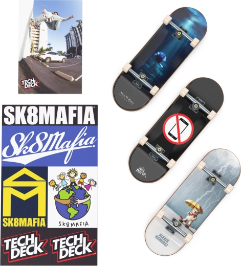 Τρεις ολοκληρωμένες σανίδες Sk8Mafia