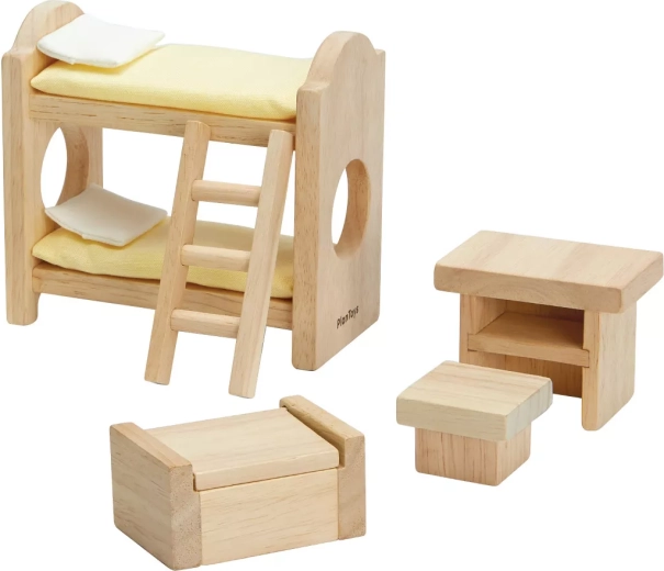 PlanToys παιδικό δωμάτιο για κουκλόσπιτο classic