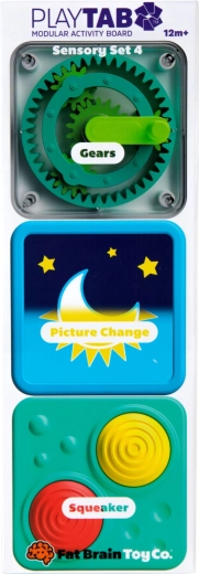 Fat Brain σετ αισθητηριακών παιχνιδιών PlayTab Tile Set 4