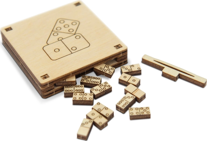 Ξύλινο 3D μίνι ντόμινο WOODEN CITY