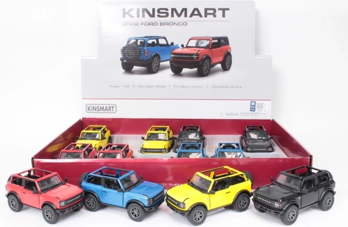 Ford Bronco open top 2022 – μεταλλικό μοντέλο με μηχανισμό pull-back