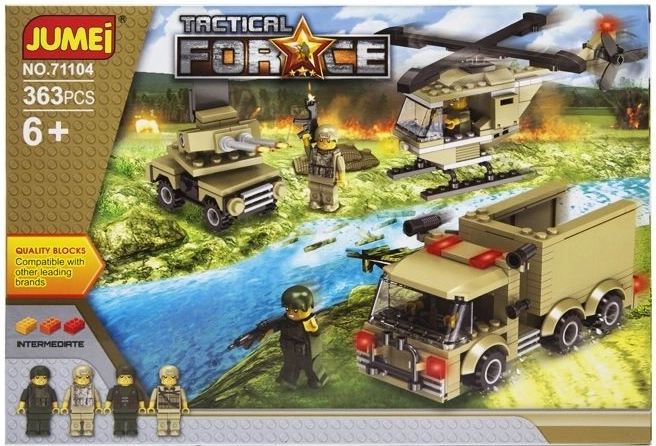 Κατασκευαστικό σετ Jumei Tactical Force – τακτικές μονάδες 363 τεμαχίων - 1 τεμάχιο