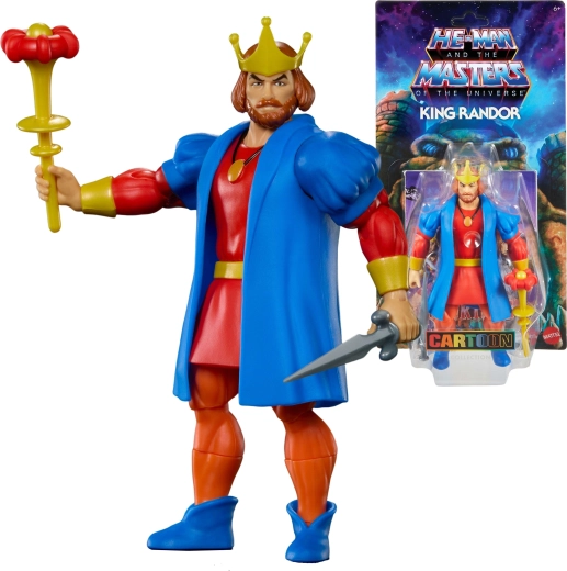 Masters of the Universe Origins – φιγούρα King Randor με σπαθί και σκήπτρο