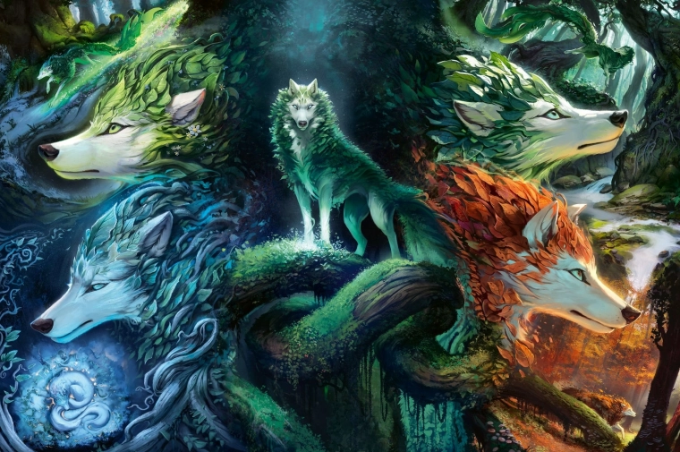 Παζλ Mystičtí vlci 7000 κομμάτια RAVENSBURGER