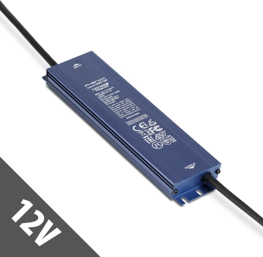 Σταθεροποιημένο τροφοδοτικό δικτύου 12 V DC 100 W IP67