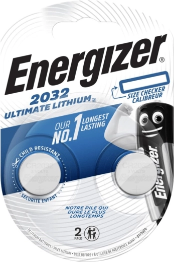 Κουμπωτές μπαταρίες Energizer Ultimate Lithium CR2032 2 τεμ.