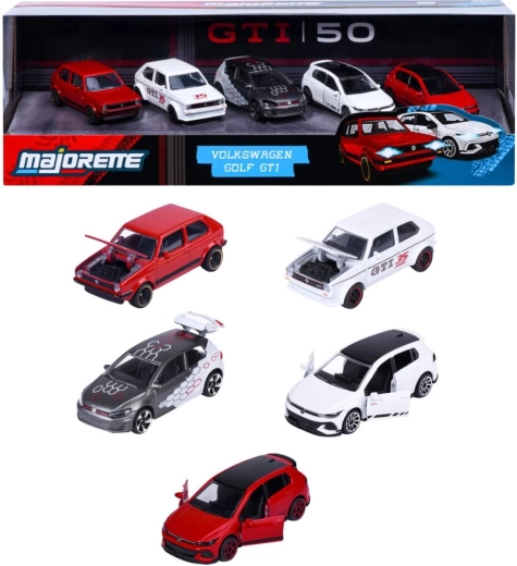 Σετ δώρου μεταλλικών μοντέλων Volkswagen Golf GTI, 5 τεμ.