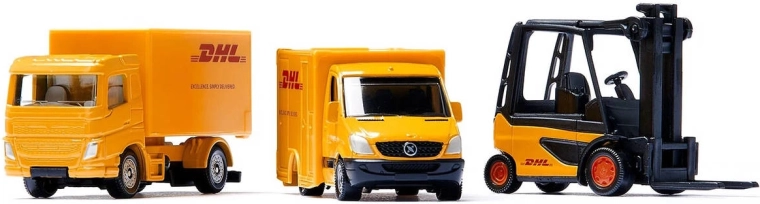 Λεπτομερή οχήματα με σχεδιασμό DHL