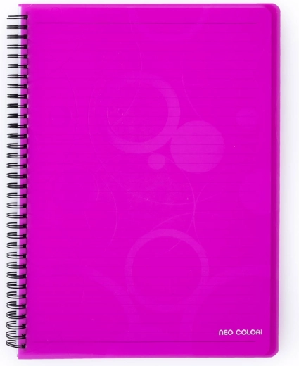 Σπιράλ μπλοκ Neo Colori Ροζ A4