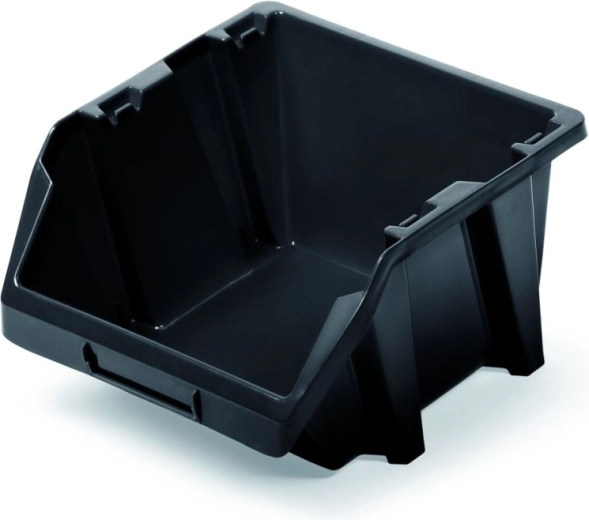 Πλαστικό κουτί αποθήκευσης Bineer Short 92 × 77 × 60 mm, μαύρο