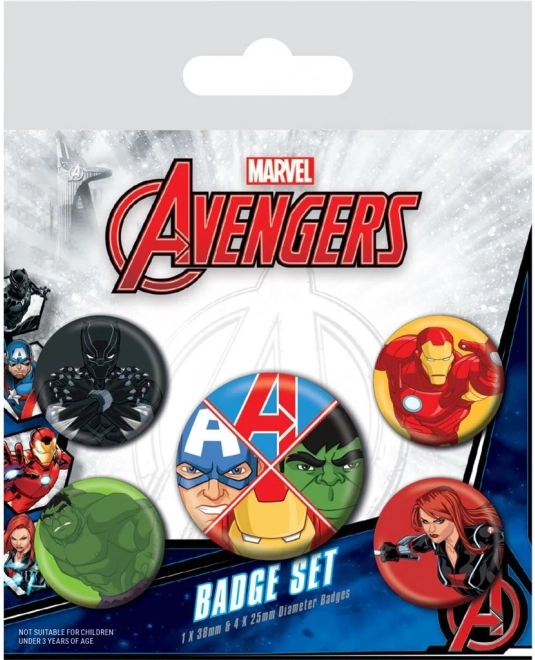 Σετ κονκάρδων AVENGERS