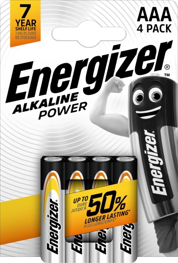 Energizer Alkaline Power AAA μπαταρίες AAA, 4 τεμ.