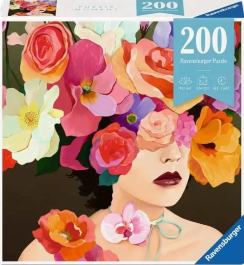 Ravensburger Puzzle Moment ανθισμένο κεφάλι τριαντάφυλλου 200 κομμάτια