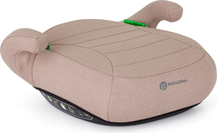 Petite&Mars παιδικό ανυψωτικό κάθισμα (booster) Zuno tan brown για παιδιά 125–150 cm