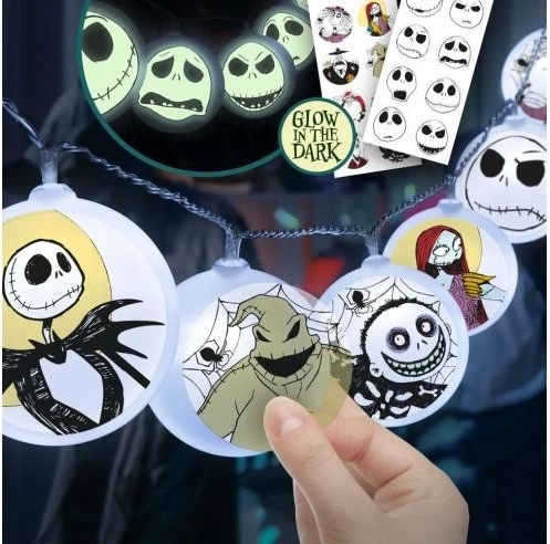 Φωτεινή γιρλάντα με θέμα το Nightmare Before Christmas