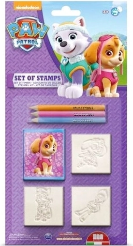 Multiprint Paw Patrol σφραγίδες για κορίτσια – σετ 3 τεμ.