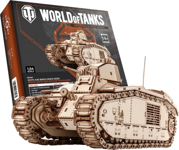 Little Story 3D ξύλινο παζλ World of Tanks Char B1