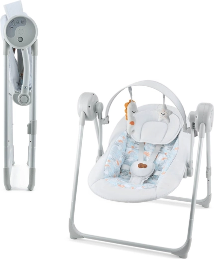 Kinderkraft κούνια Swingee Grey – ηλεκτρική παιδική κούνια