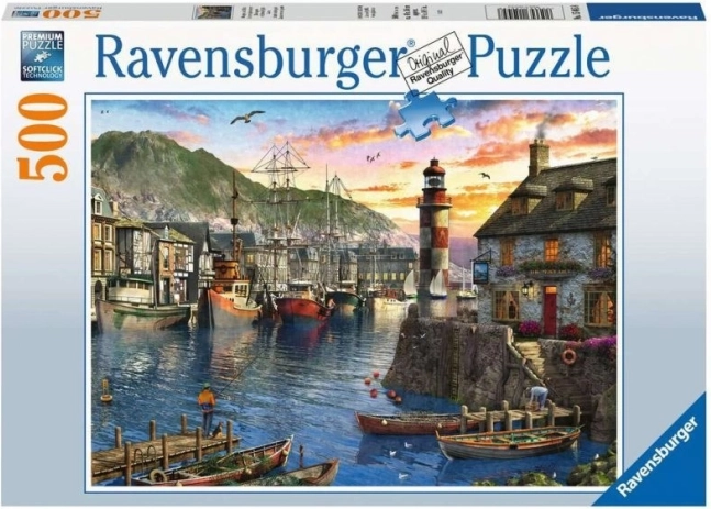 Παζλ Ravensburger ανατολή του ήλιου στο λιμάνι – 500 κομμάτια