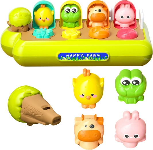 Διαδραστική pop‑up φάρμα με ζωάκια WOOPIE BABY