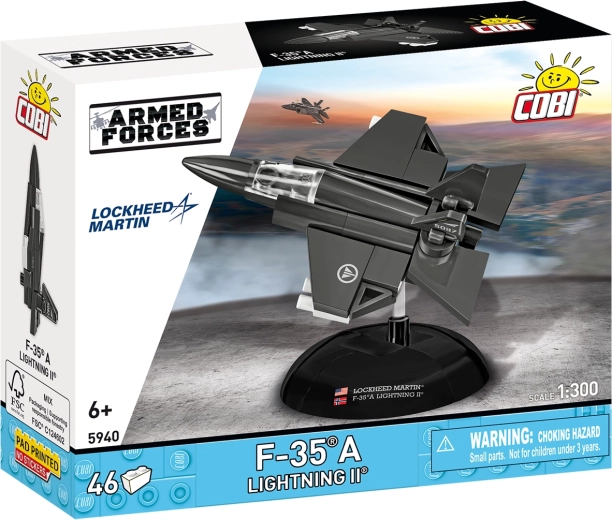 Cobi Armed Forces F-35A Lightning II νορβηγική αεροπορία 1:300 (46 κομμάτια)