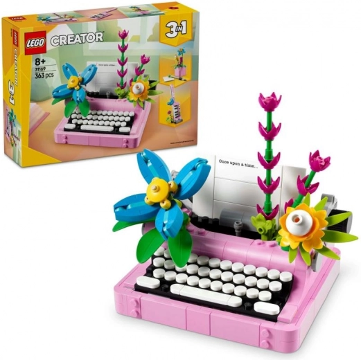 LEGO® Creator 3 σε 1 31169 Γραφομηχανή με λουλούδια