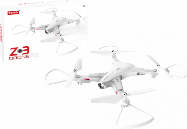 Λευκός αναδιπλούμενος drone με κάμερα 720P SYMA