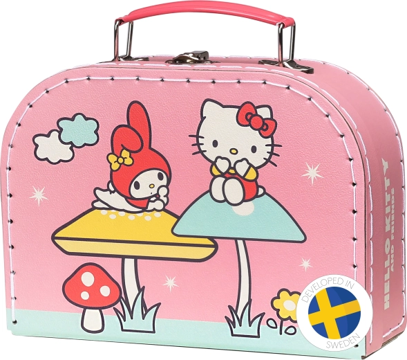 Παιδική βαλιτσούλα Hello Kitty για αποθήκευση παιχνιδιών 20 εκ.