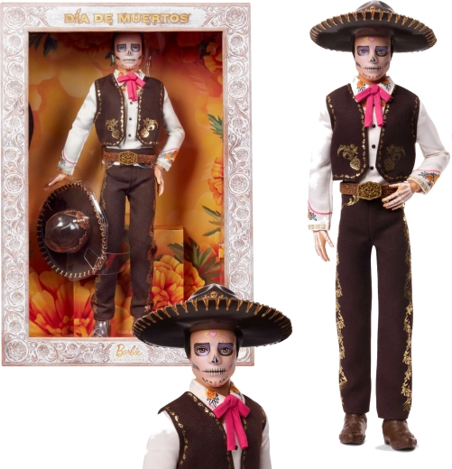 Συλλεκτική κούκλα Barbie Ken Día de Muertos