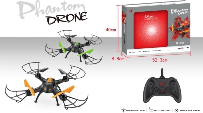 Drone PHANTOM με διατήρηση ύψους και αυτόματη επιστροφή