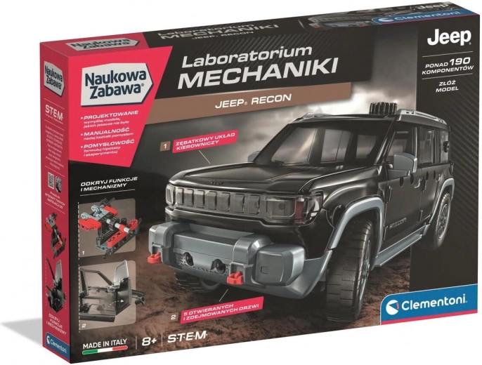 Εργαστήριο Μηχανικής – κατασκευαστικό σετ Jeep Recon από την Clementoni
