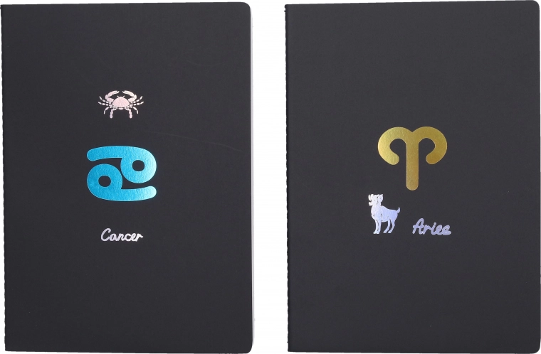Κολλητό τετράδιο με γραμμές Zodiac 18,5x25,5 cm